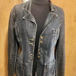 Blue jean blazer